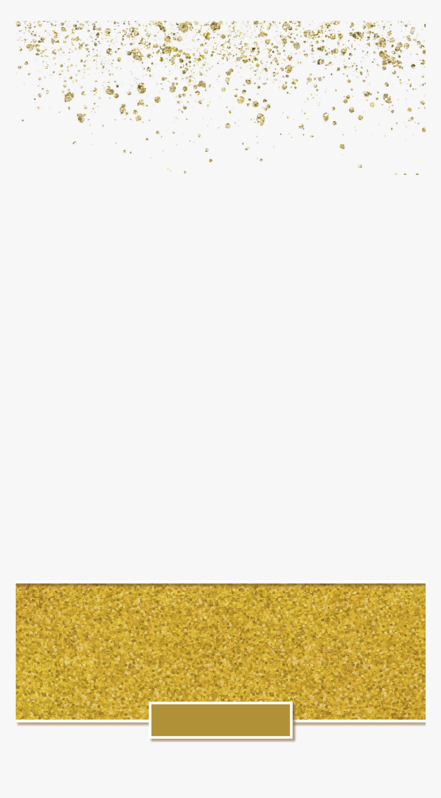 Gold Glitter Banner Wedding Snapchat Filter - Png Snapchat Gold Glitter, Transparent Png, Free Download