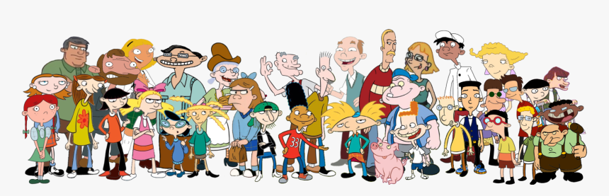 The Hey Arnold Characters Cast - Character Hey Arnold Cast, HD Png Download, Free Download