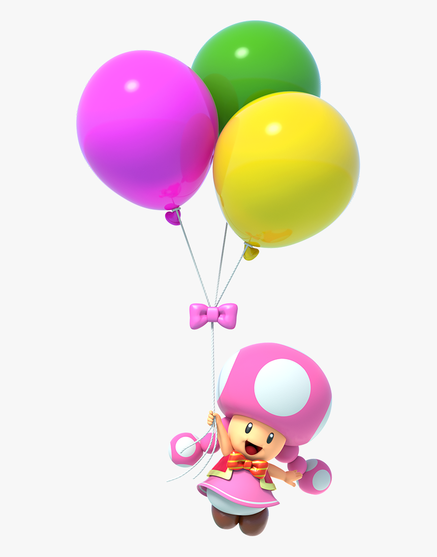 Transparent Party Ballons Png - Super Mario Party Toadette, Png Download, Free Download