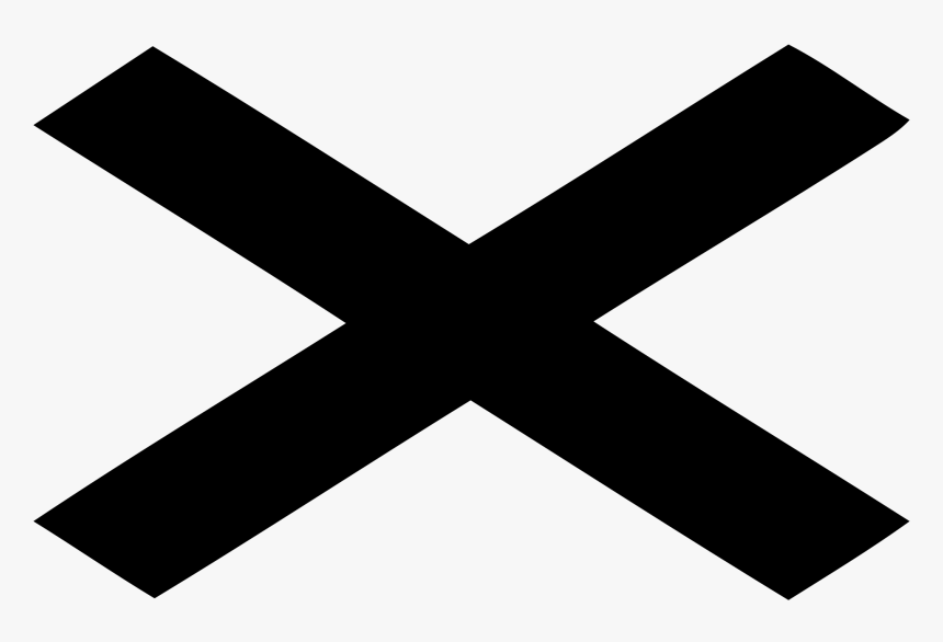 X Black Png, Transparent Png, Free Download