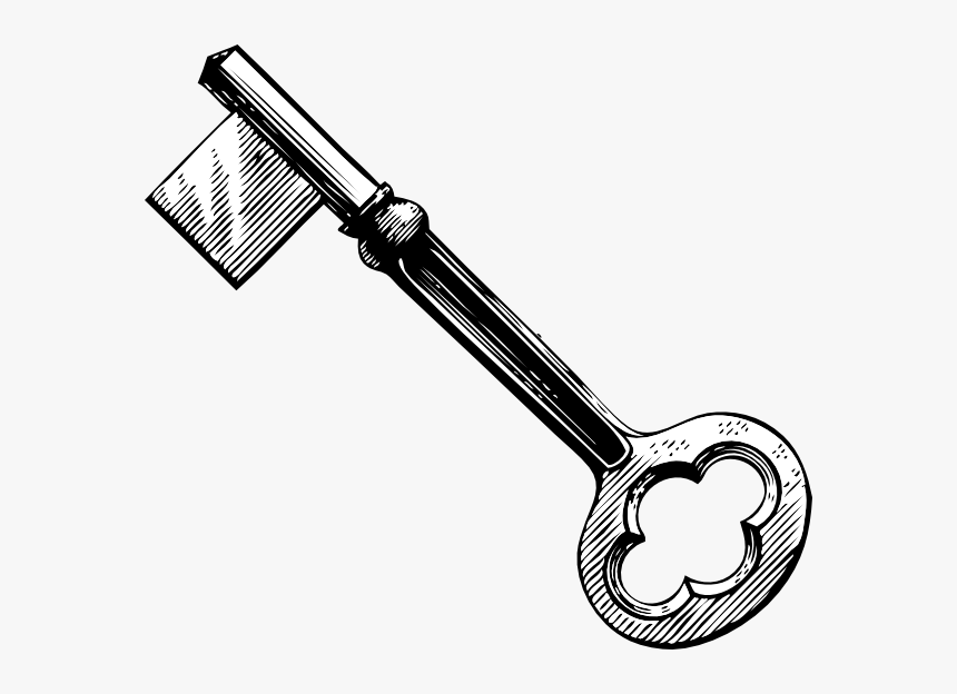 Keys Clipart Skelton - Vintage Key Clipart, HD Png Download, Free Download
