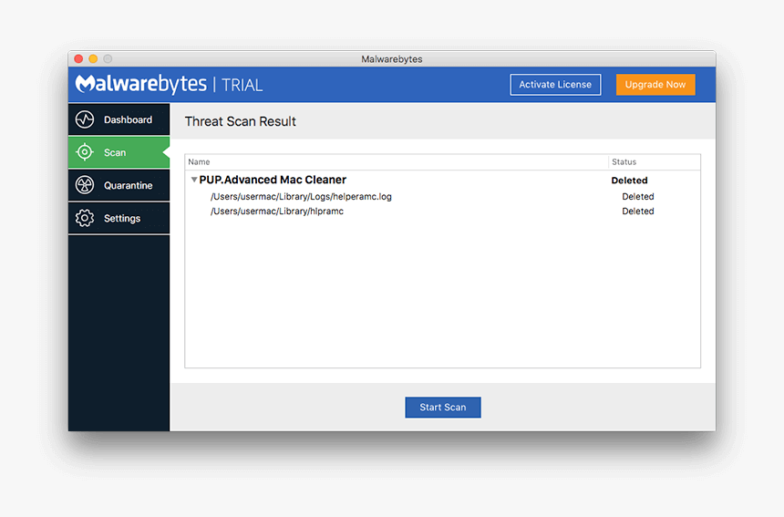 Scan Malwarebytes Mac - Malwarebytes Mac, HD Png Download, Free Download