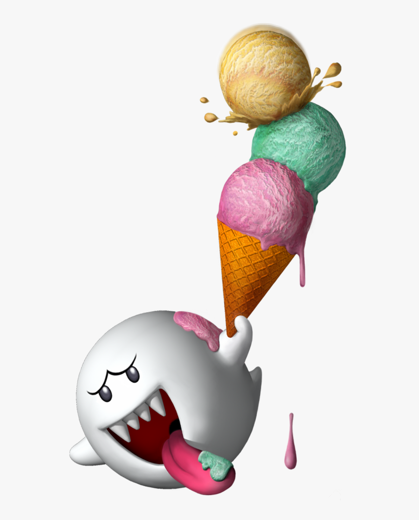 Most Boos Spend There Time Haunting Random Toads And - Mario Party Ice Cream, HD Png Download, Free Download