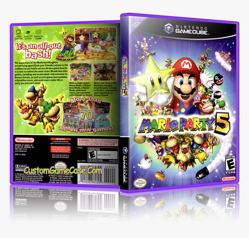 Mario Party 5 Front Cover - Mario Party 5 Gamecube Game, HD Png Download, Free Download