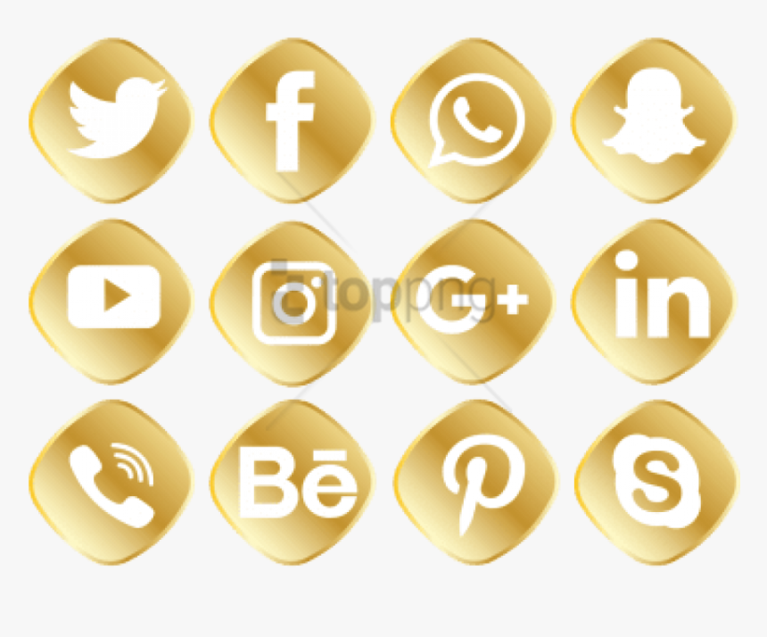 Imagens De Facebook Dourado Png, Transparent Png, Free Download