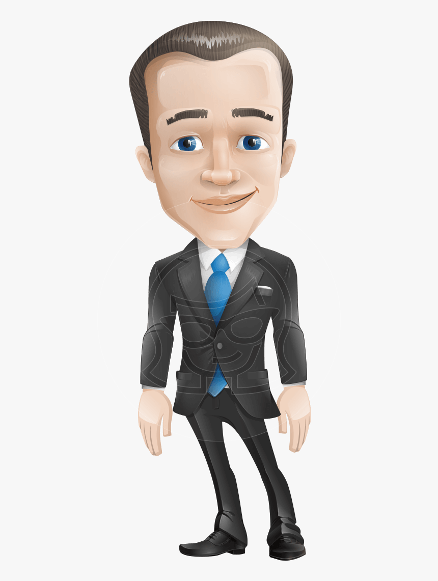 Jim The Business Icon - Business Cartoon Icon Png, Transparent Png, Free Download