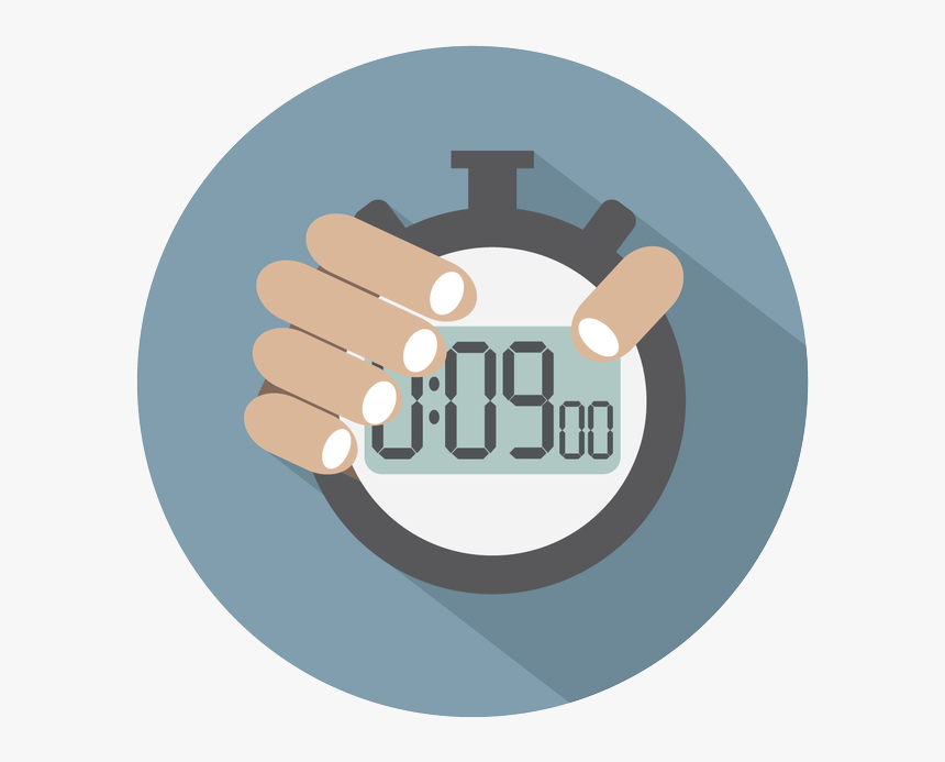 Stopwatch Flat Icon Png, Transparent Png, Free Download
