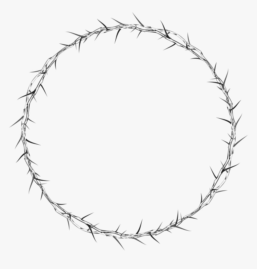 Crown Of Thorns Icon Png - Drawn Crown Of Thorns Png, Transparent Png, Free Download