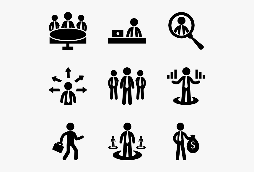 Thumb Image - Business People Icons Png, Transparent Png, Free Download