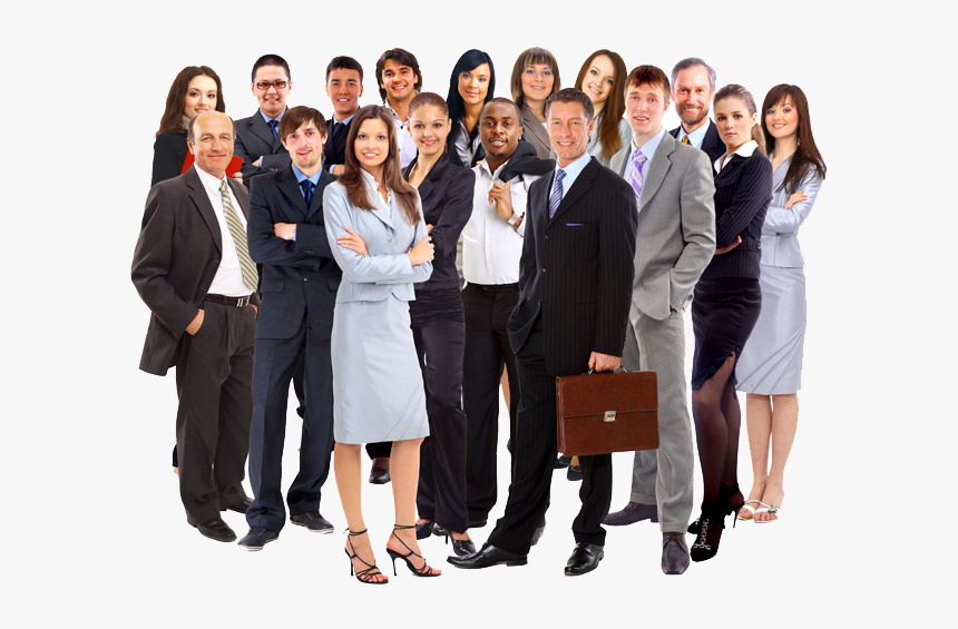 Group Of Business People Icon Background Png Stock - Happy Business People Png, Transparent Png, Free Download