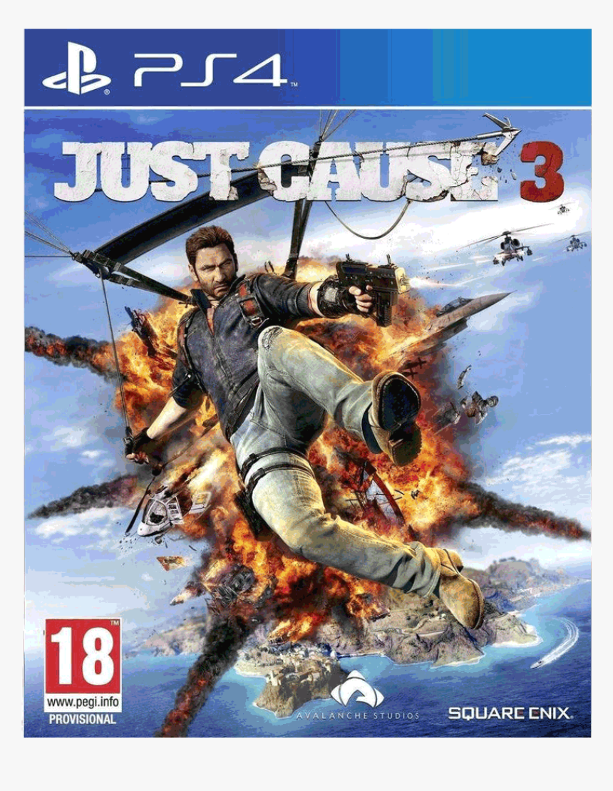Ps4 Just Cause - Just Cause 3 Ps4 Cover, HD Png Download, Free Download