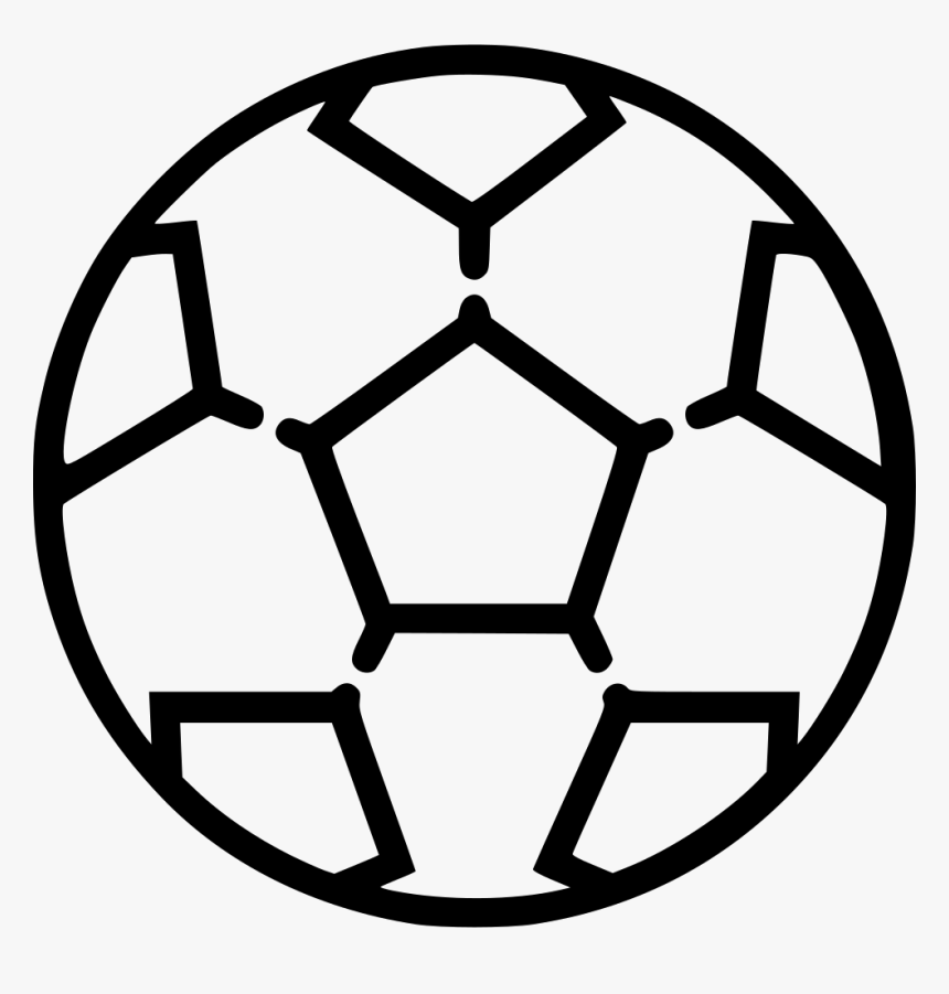 Soccer Ball - Soccer Ball Png Transparent Outline, Png Download, Free Download
