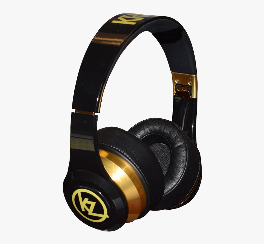 Gold And Black Headphones, HD Png Download, Free Download