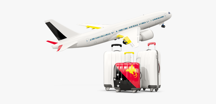 Luggage With Airplane - Norwegian Airplane Png, Transparent Png, Free Download