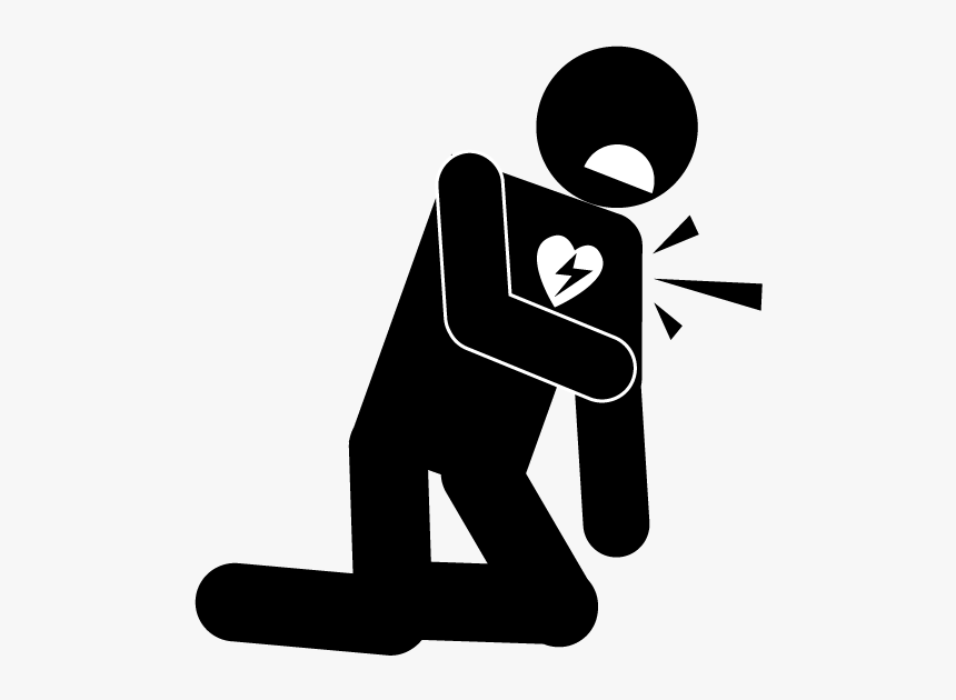 Cardiovascular Disease Myocardial Infarction Heart - Heart Attack Icon Png, Transparent Png, Free Download