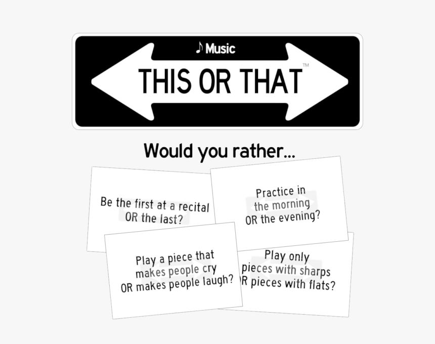 Music This Or That - Game Ice Breaker, HD Png Download, Free Download