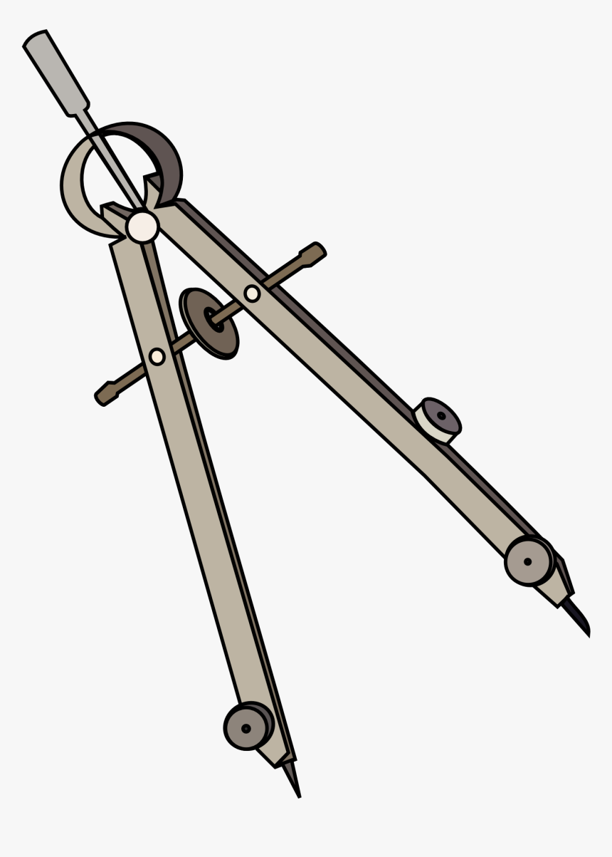 Old Drawing Compass - Compass Use In Drafting, HD Png Download, Free Download