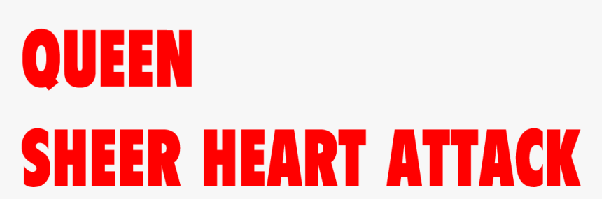 Queen "sheer Heart Attack" - Sheer Attack Queen Png, Transparent Png, Free Download