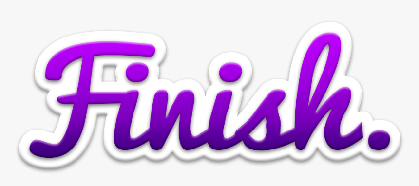Finish For Iphone Logo - Finish Png, Transparent Png, Free Download