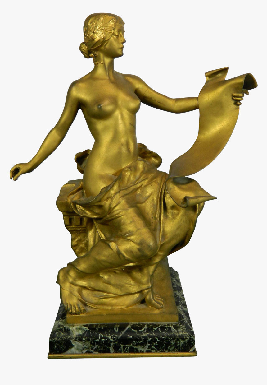 Gold Statue Png - Figura De Bronce, Transparent Png, Free Download