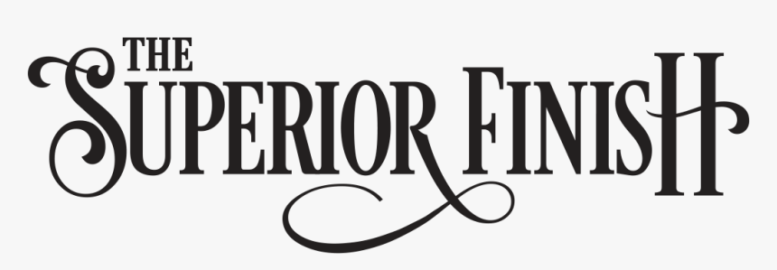 Superior Finish Logo Text Only Black - Revista De Debutantes, HD Png Download, Free Download