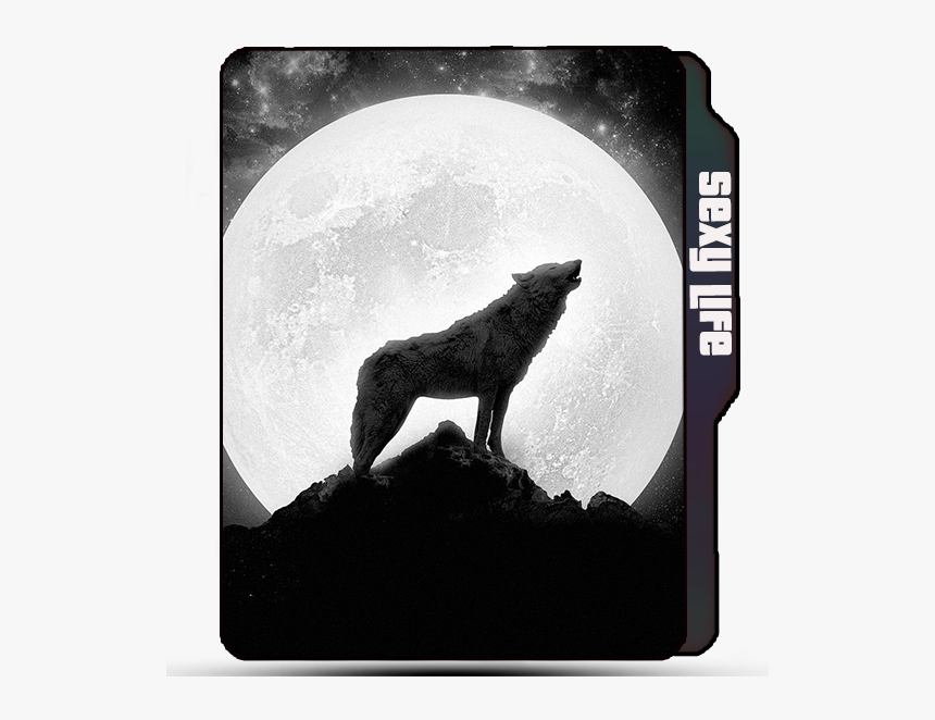 Wolf Icon, Animal Icons, Moon Light, Wolf Roar, Wolf - Werewolf In Moonlight, HD Png Download, Free Download