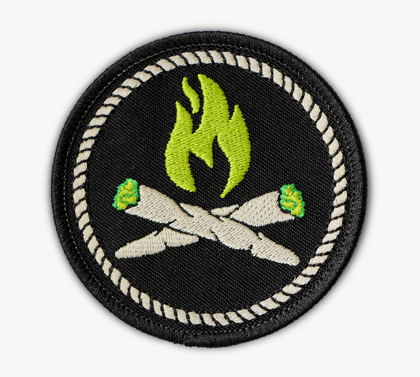 Stoner Campfire Merit Patch - Stoner Patches, HD Png Download, Free Download