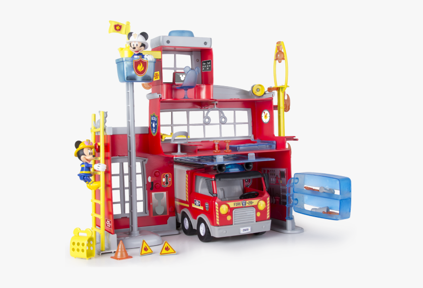 Mickey To The Rescue Fire Station - Juguete Estacion De Bomberos, HD Png Download, Free Download