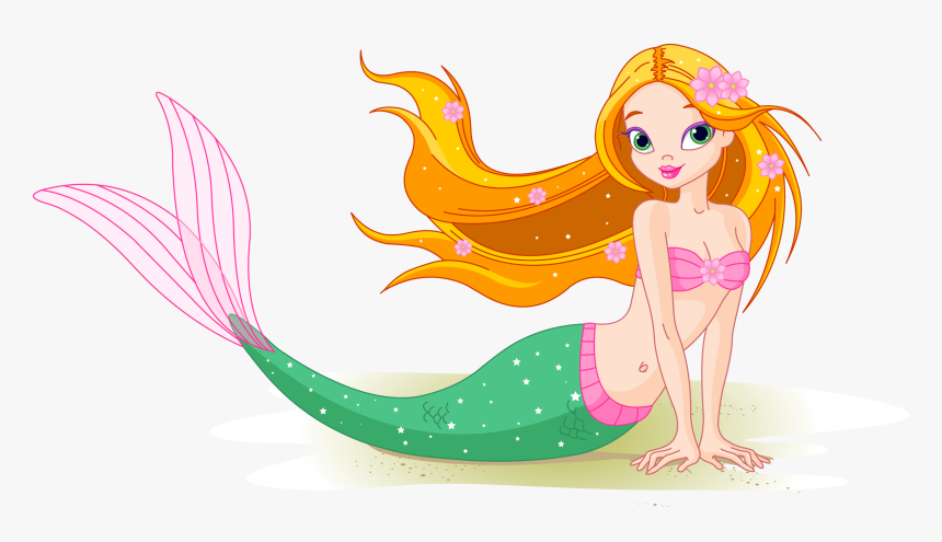 Mermaid Cartoon, HD Png Download, Free Download