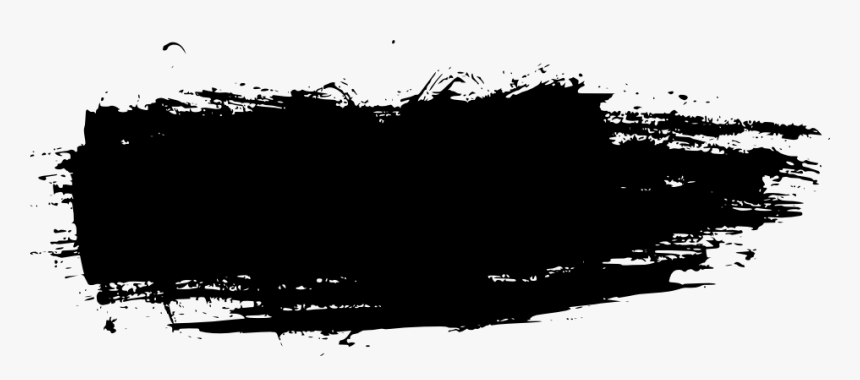 Illustrator Grunge Brushes - Black Brush Stroke Png, Transparent Png