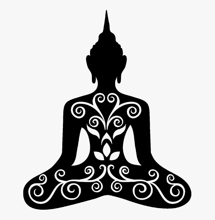 Buddhism Buddhist Meditation Wall Decal Zen - Yoga Buddha, HD Png Download, Free Download