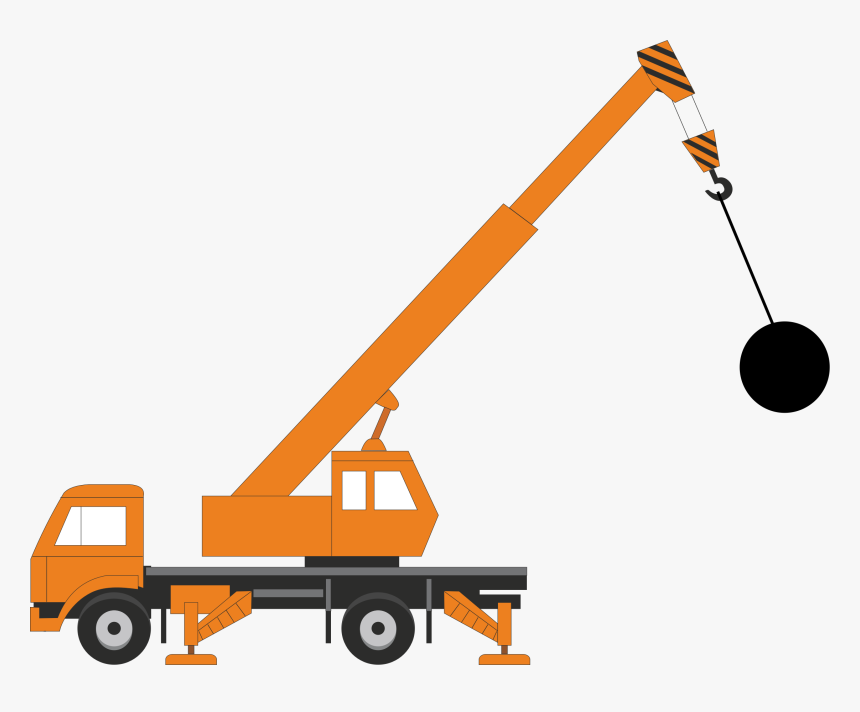 Crane With A Wrecking Ball, HD Png Download, Free Download