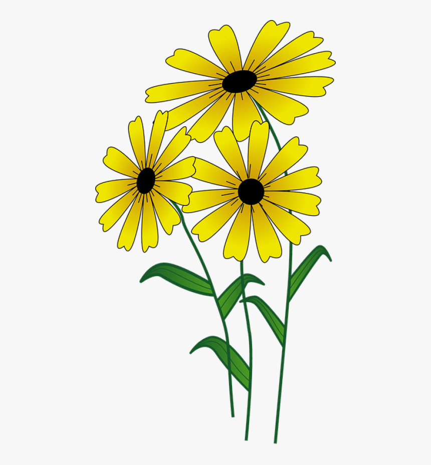 Free Png Download Yellow Flower3, - Flowers Clip Art, Transparent Png, Free Download