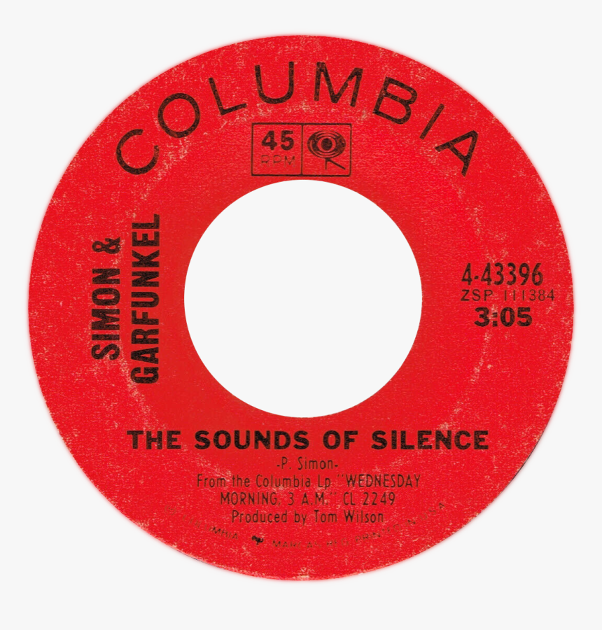 The Sounds Of Silence By Simon And Garfunkel Us Vinyl - Barbra Streisand My Man Vinyl, HD Png Download, Free Download
