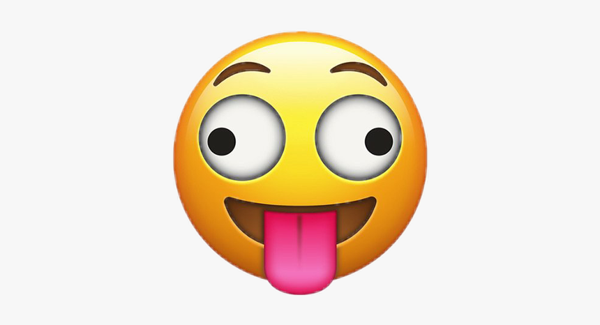 #crazy Emoji😂 - Smiley, HD Png Download, Free Download