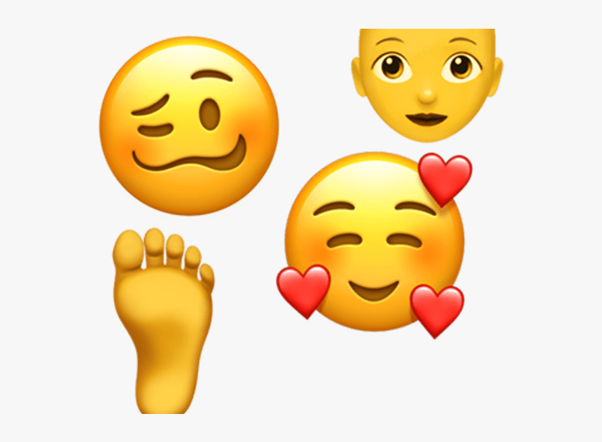 New Emoji Png - Heart Face Emoji Png, Transparent Png, Free Download