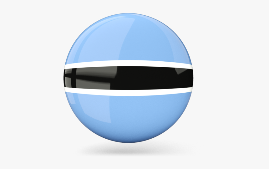 Botswana Round Flag, HD Png Download, Free Download