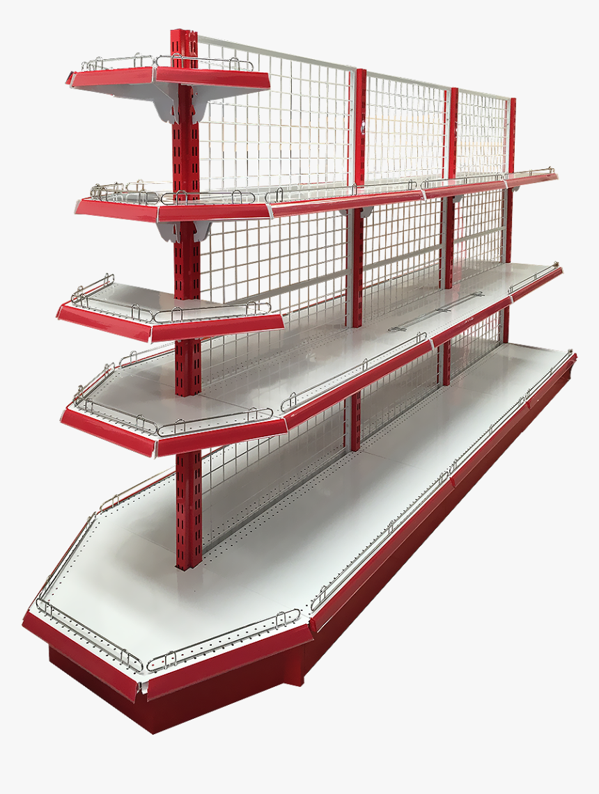 Wire Mesh Metal Steel Supermarket Shelf&rack Store - Shelf, HD Png Download, Free Download