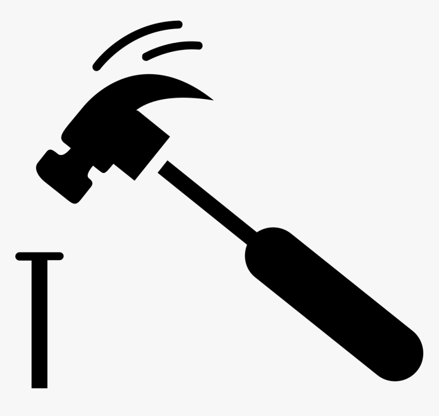 Vector Hammer Nail - Hammer Nail Icon, HD Png Download, Free Download
