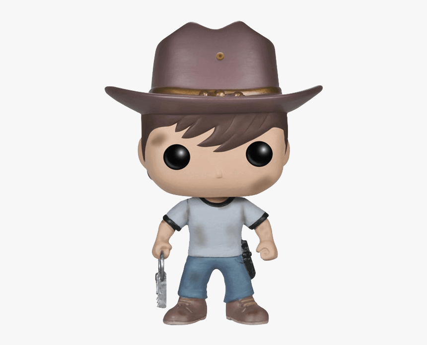 Walking Dead Carl Pop Figure - Walking Dead Funko Pop Carl, HD Png Download, Free Download