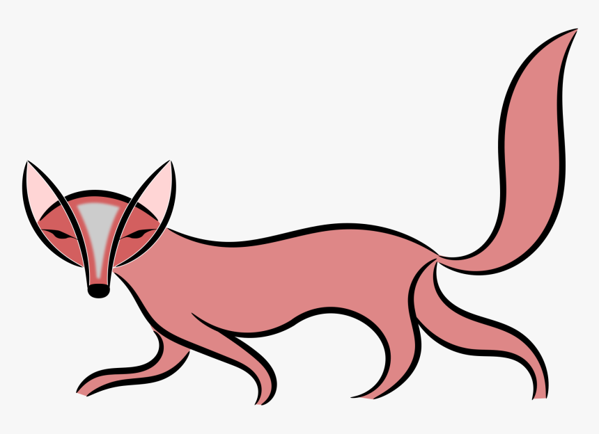 Beautiful Fox Woman Long Dress Clipart - Clip Art, HD Png Download, Free Download