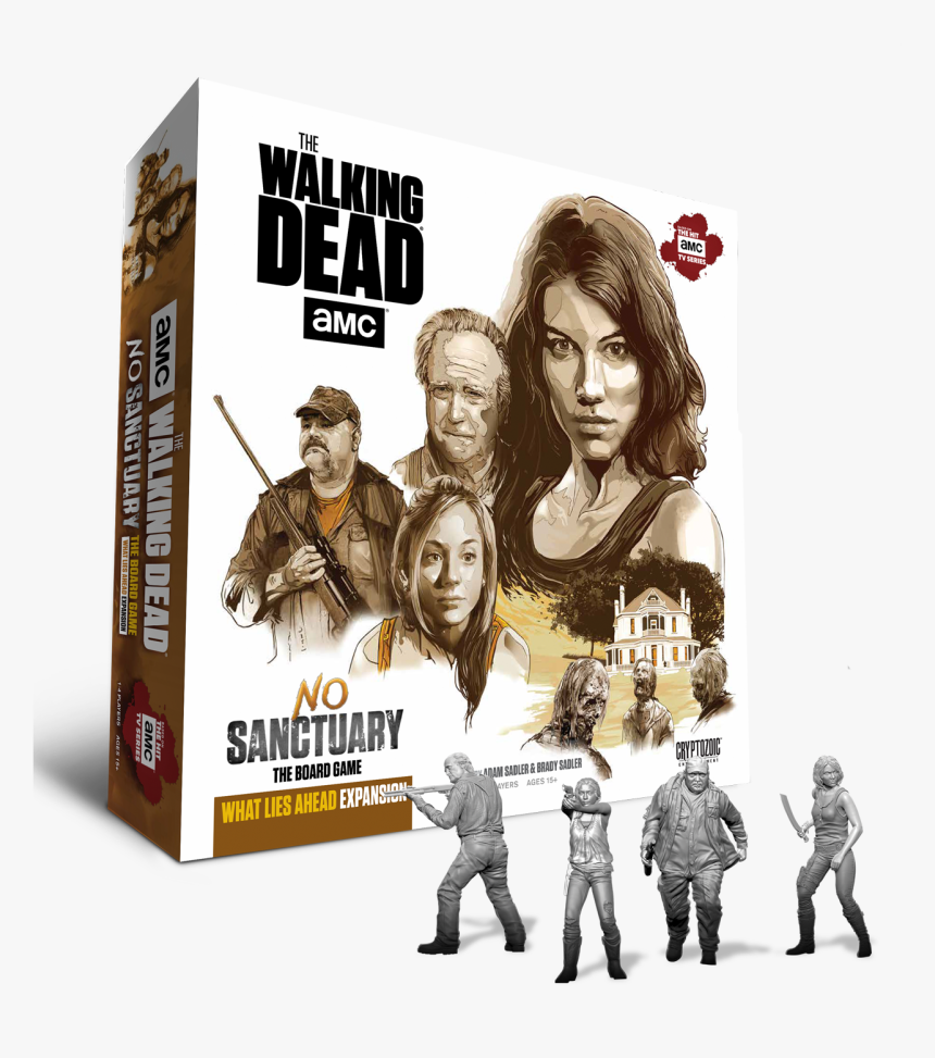 Twd What Lies Ahead Box Minis - Walking Dead No Sanctuary Game, HD Png Download, Free Download