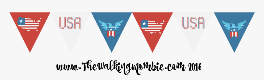 Free 4th Of July Clipart-usa Flag Bunting Www - Poster, HD Png Download, Free Download