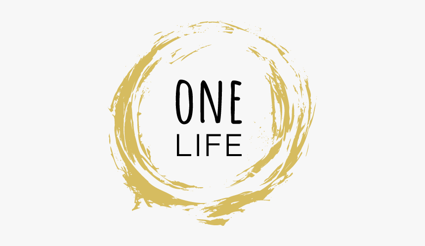 Onelifelogopainted Gold - Circle, HD Png Download, Free Download