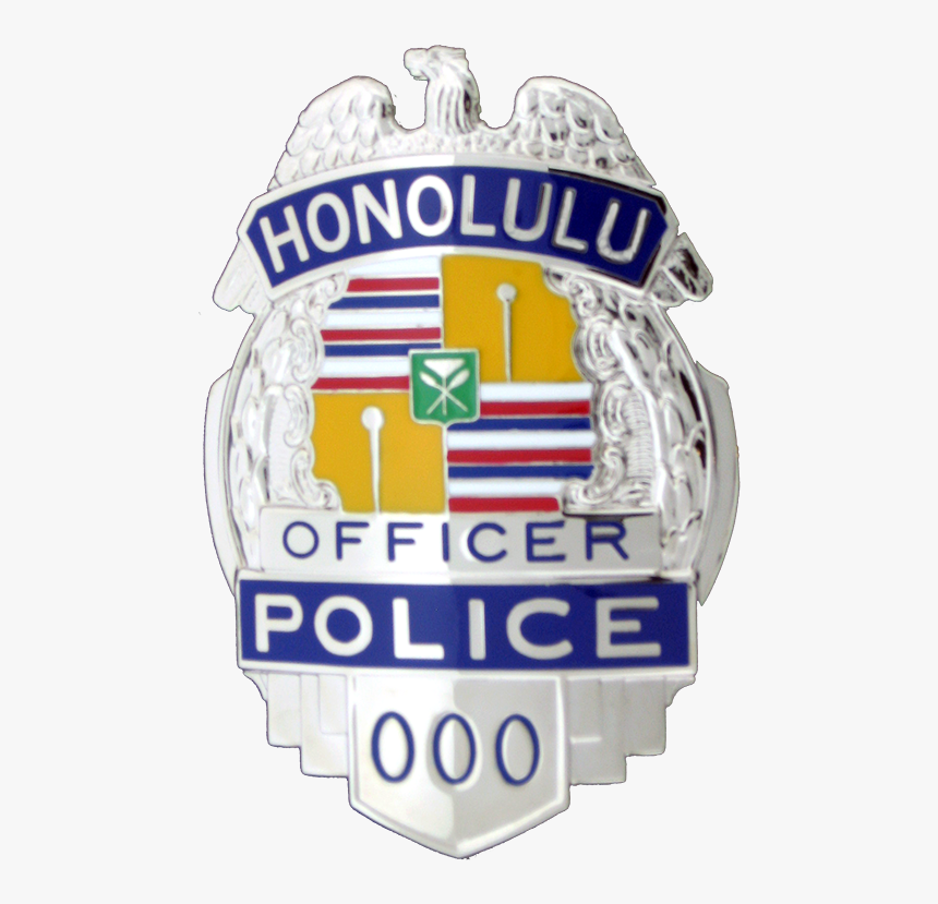 Honolulu Hawaii Custom Badge B214 - Honolulu Police Officer Badge, HD Png Download, Free Download