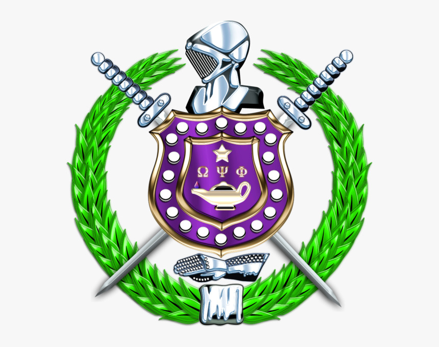 Omega Psi Phi Shield Png, Transparent Png, Free Download