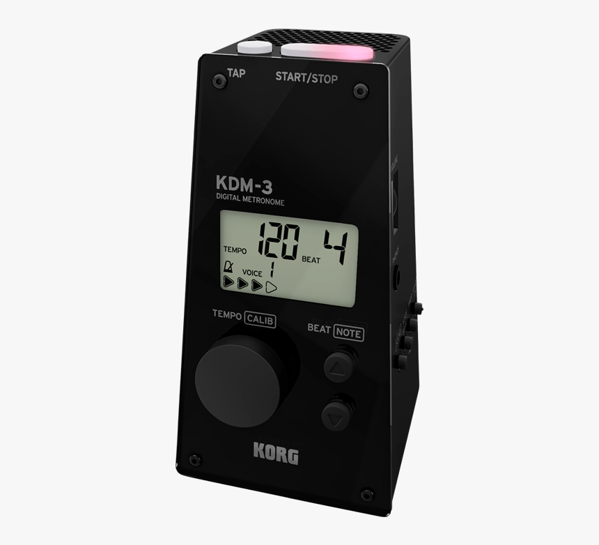 Korg Kdm-3 Digital Metronome - Korg Kdm 3 Bk, HD Png Download, Free Download