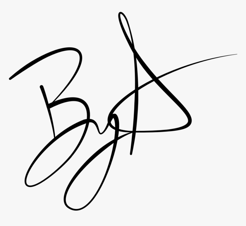 Bryan-sig - Line Art, HD Png Download, Free Download