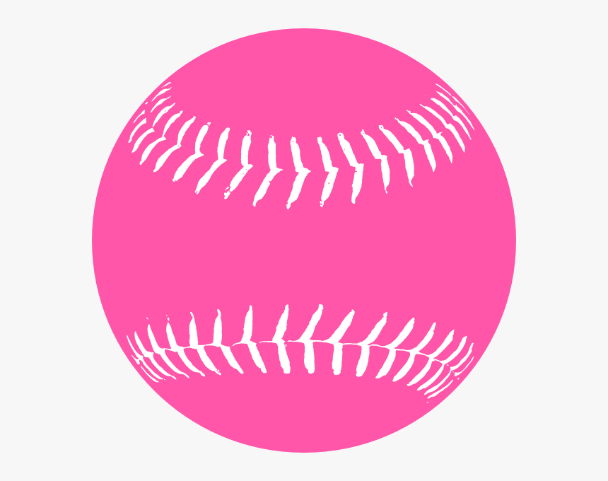 Art - Pink Softball Clipart, HD Png Download, Free Download