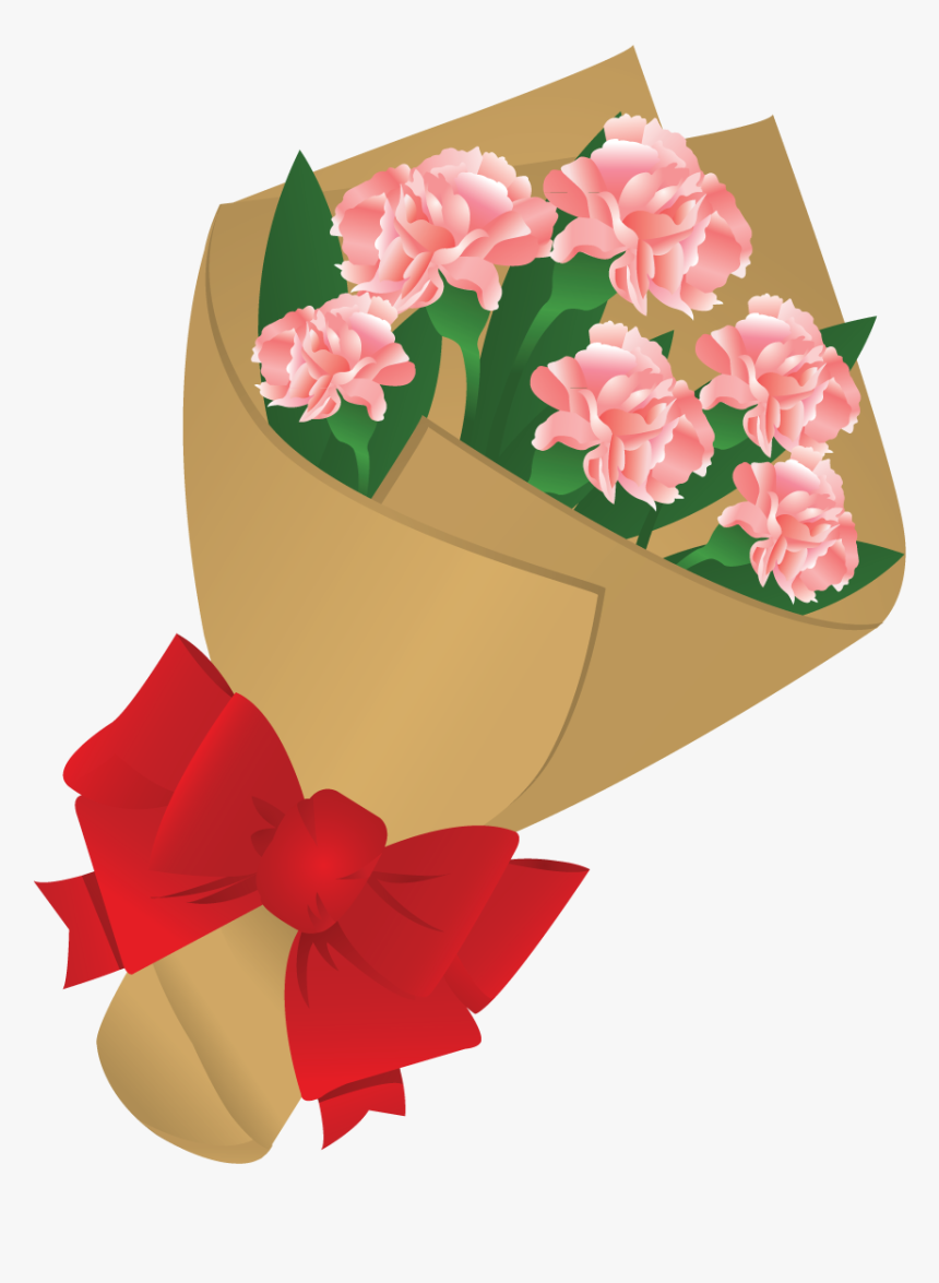 Valentine Flowers Clipart - Mother's Day Bouquet Clipart, HD Png Download, Free Download